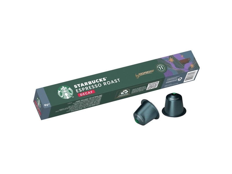 Kaffekapsler, STARBUCKS by Nespresso, koffeinfri, pakke a 10 stk