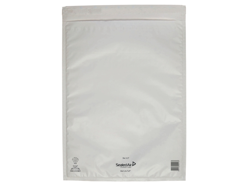 Boblekonvolut, Mail Lite Tuff, PP, K/7, 350 x 470 mm, pakke a 50 stk