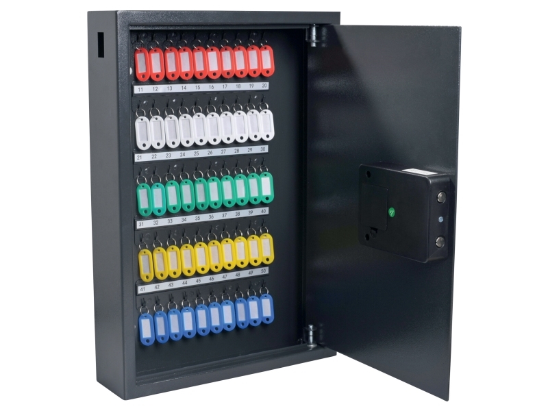 Nøgleskab, Pavo Advanced 8025145, elektronisk lås, metal, 50 nøgler