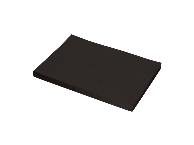 Karton, Kolorcraft, 180 g, A2, sort, pakke a 100 ark