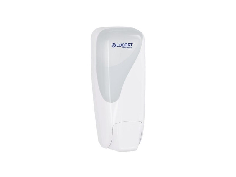 Sæbedispenser, Lucart Identity, ABS-plast, manuel, 1 l, hvid