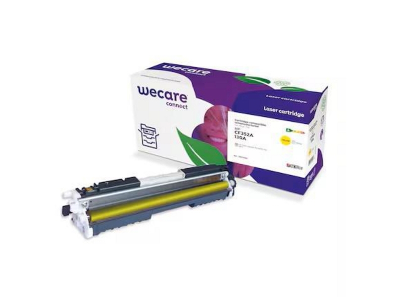 Lasertoner, Wecare Kompatibel Hp 130A, Cf352A Gul 1.000 Sider