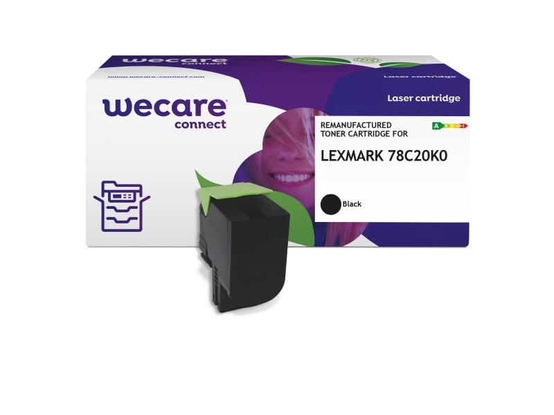 Lasertoner, Wecare 78C10K0, 2.000 sider, sort