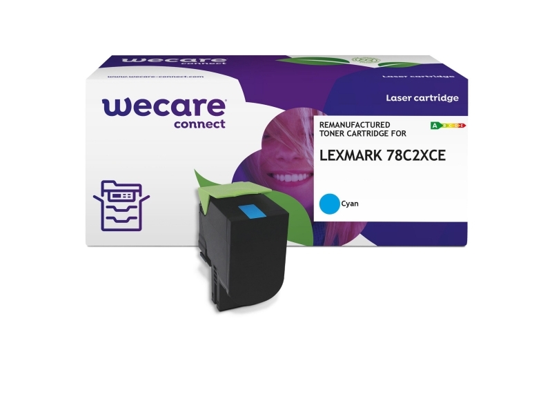 Lasertoner, Wecare 78C1XC0, 5.000 sider, cyan