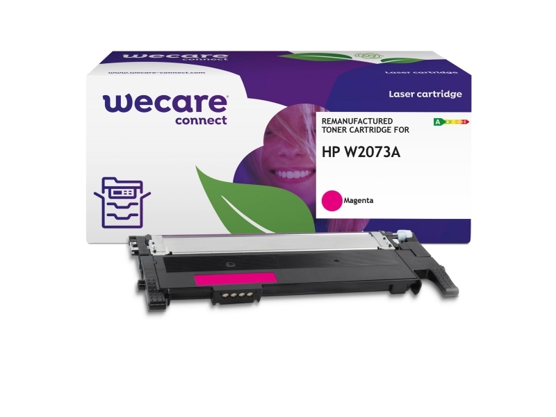 Lasertoner, Wecare HP 117A W2073A, kompatibel, 700 sider, magenta