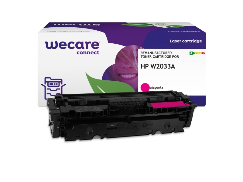 Lasertoner, Wecare HP 415A W2033A, kompatibel, 2.100 sider, magenta