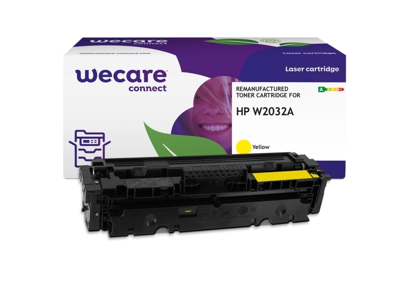 Lasertoner, Wecare HP 415A W2032A, kompatibel, 2100 sider, gul