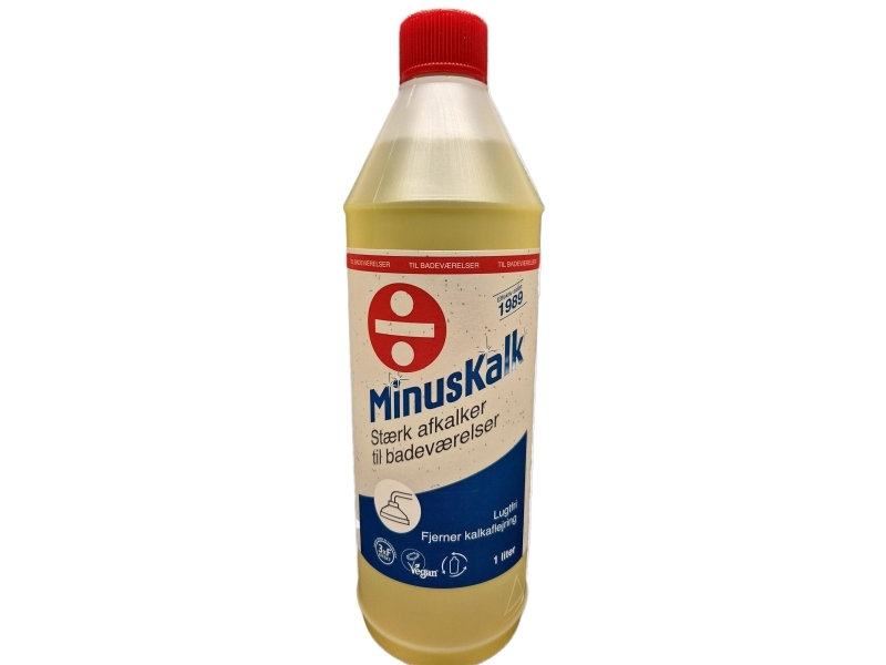 Afkalker, Minatol Minus Kalk Stærk, Kalkfjerner, 1 L, Lugtfri