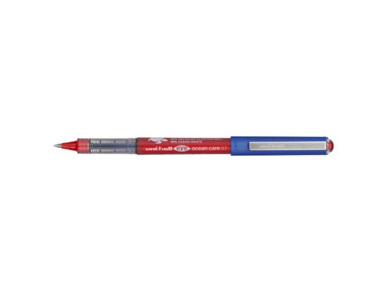 Rollerpenne, Uni-ball Eye UB-157, 0,7 mm, medium, rød, pakke a 12 stk