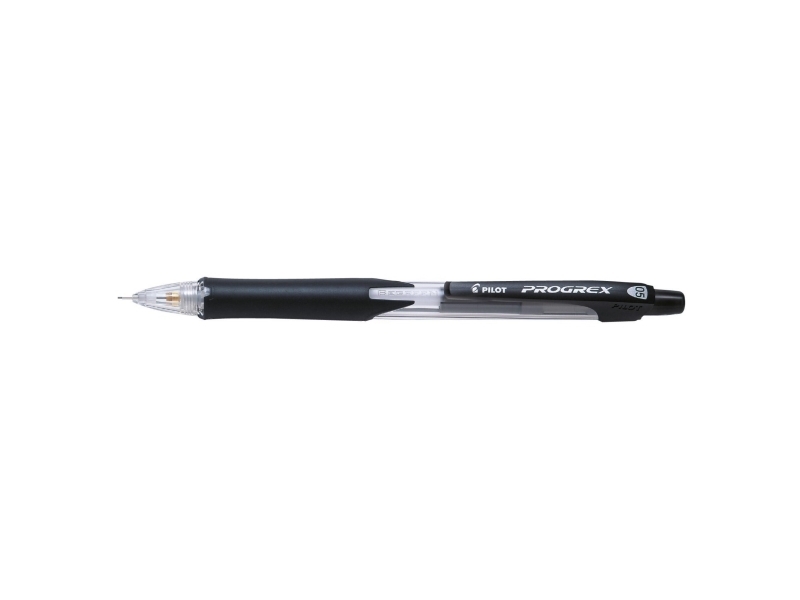 Stiftblyant, Pilot Progrex BG, 0,7 mm, sort, pakke a 10 stk