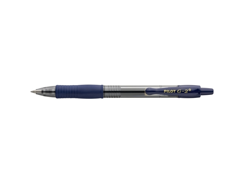 Gelpenne, PILOT G-2 Plus, 0,7 mm, Medium, mørkeblå, pakke med 12 stk
