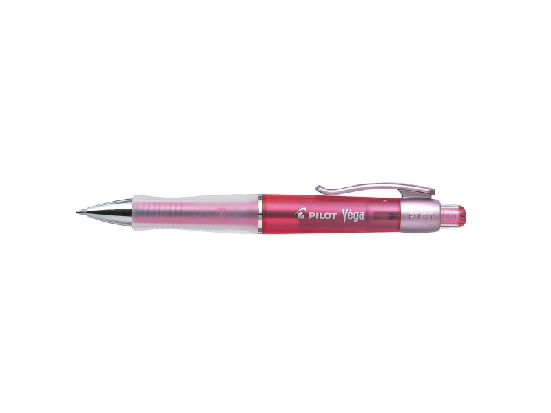 Gelpenne, PILOT Vega, 0,7 mm, blå/transparent lys pink, pakke med 12 stk