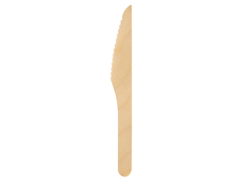 Kniv, Duni, træ, vokset, L 16,5 cm, brun, pakke a 100 stk