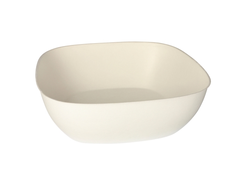 Salatskål, Papstar Belle Vie Square Line, 10 x 30,5 cm, hvid, pakke a 6 stk