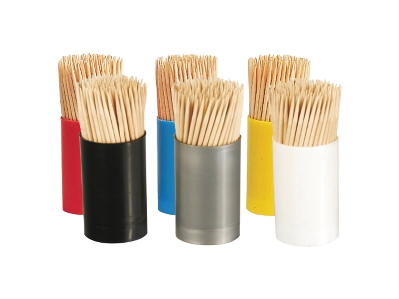Tandstikkere, træ, 6,8 cm, pakke a 450 stk