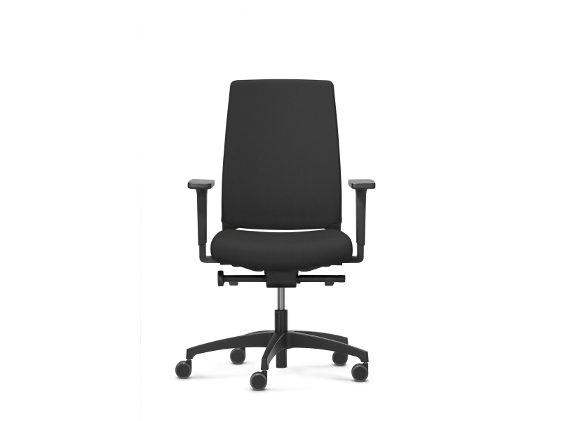 Kontorstol, Dauphin Sequel Swivel, plast, med armlæn
