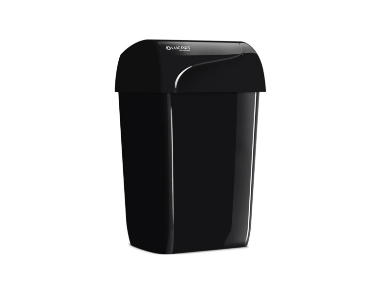 Affaldsspand, Lucart InvisiBin, ABS/PP, 43 l, HxBxD: 60,9 x 42 x 29 cm, sort