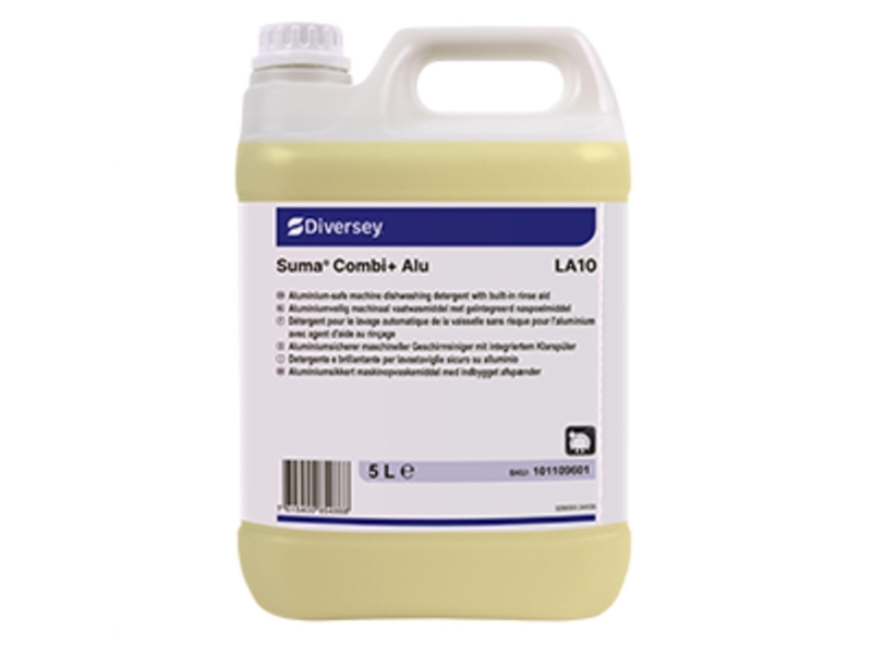 Maskinopvaskemiddel, Diversey Suma Combi+ LA10, flydende, alu, 5 l