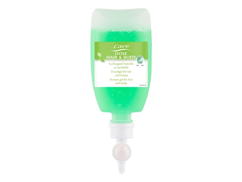Hår- og kropsvask 400 ml, Kiilto Care Dose Hair & Body
