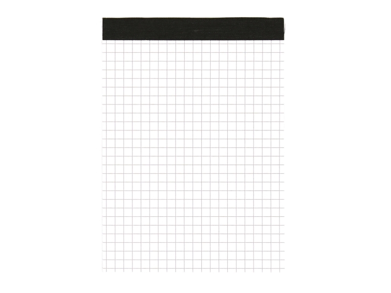 Notesblok, Herlitz, A6, foldet, kvadreret, uden omslag