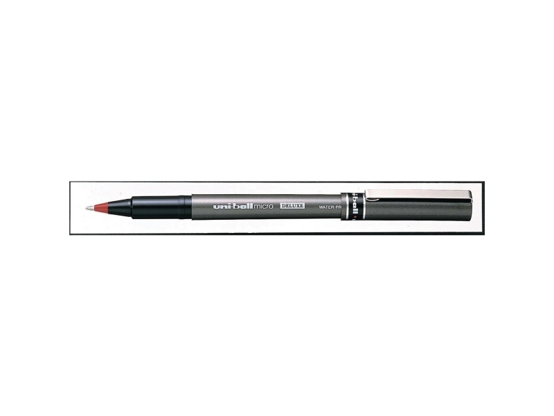 Rollerpen, Uni-Ball UB-155 De Luxe, 0,5 mm, rød