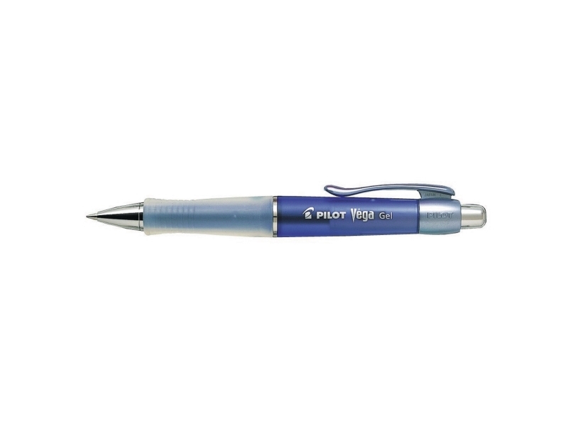 Gelpenne, PILOT Vega Gel, 0,7 mm, 0,32 mm, fin, blå, pakke a 12 stk