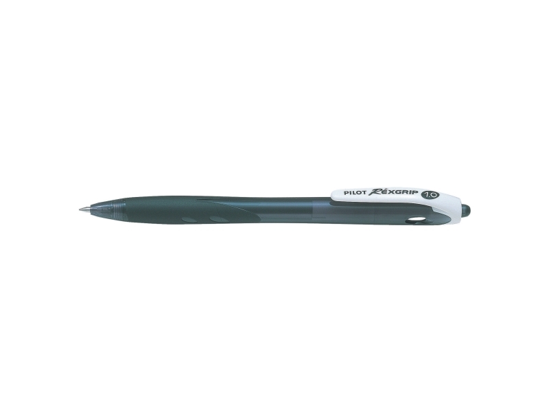 Kuglepen, Pilot BeGreen Rexgrip, genopfyldelig, 1 mm, sort, pakke a 10 stk