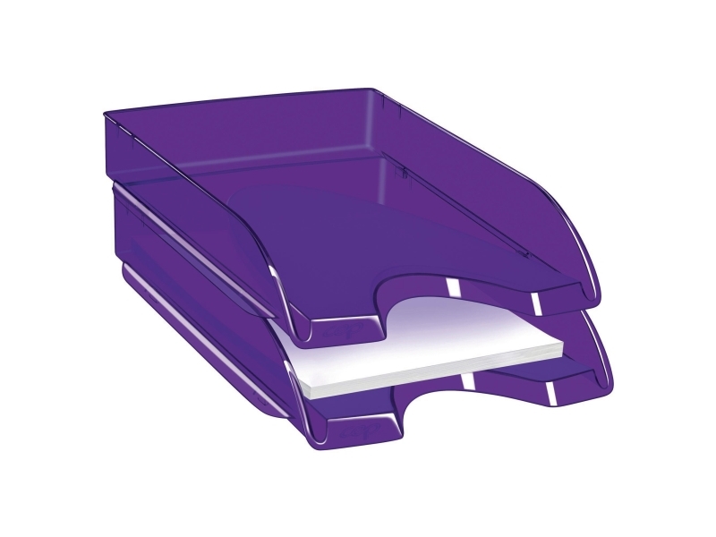 Brevbakke Cep Happy A4 transparent lilla (stk.)