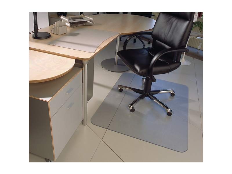 Stoleunderlag, Rubbermaid, polycarbonat, uden pigge, 116 x 150 cm