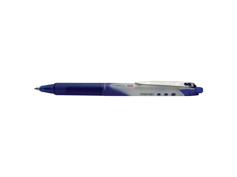 Rollerpen, PILOT V-Ball Grip RT, 0,5 mm, genopfyldelig, blå, pakke a 12 stk