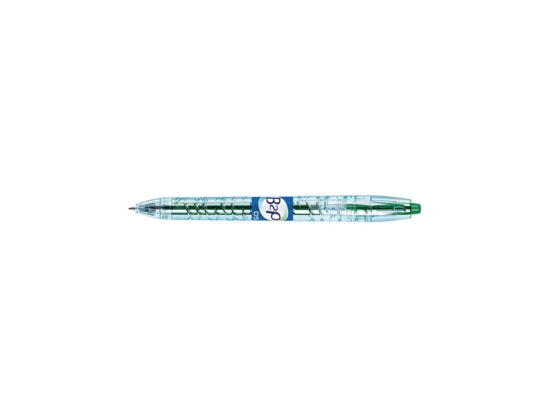 Gelpen, Pilot BeGreen B2P, 0,5 mm, grøn, pakke a 10 stk