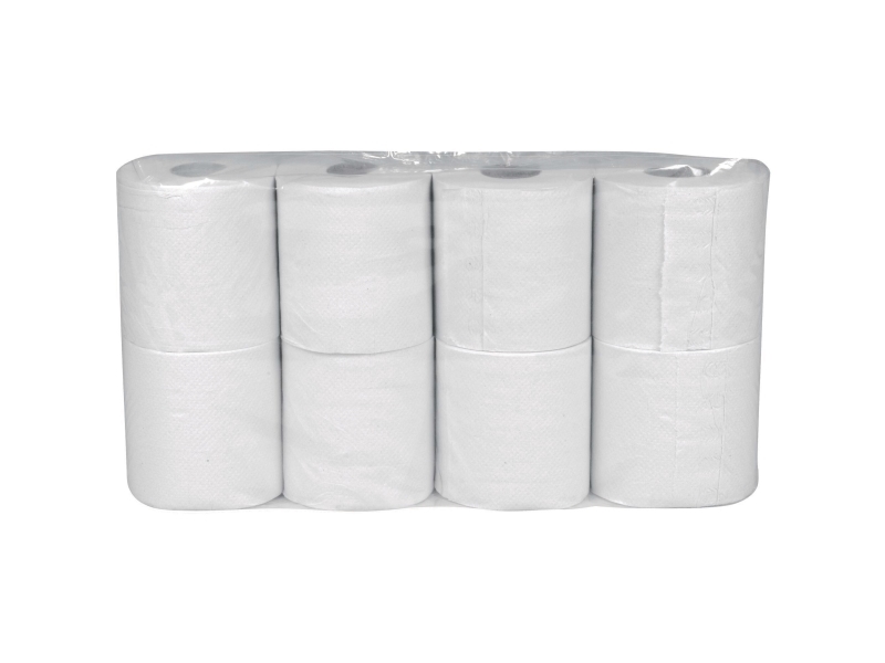 Toiletruller, Abena®, 2-lags, 250 ark, hvid, pakke med 64 stk