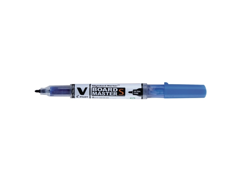 Whiteboardmarker, PILOT BeGreen V-Board S, fin, 0,8 mm, blå, pakke a 10 stk