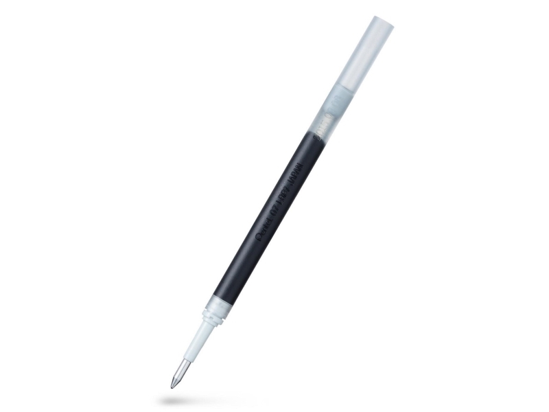 Gelrefiller, Pentel Energel permanent 0,7 mm, sort, pakke a 12 stk
