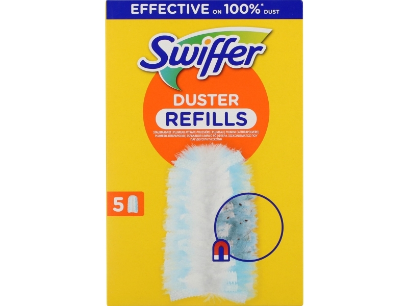 Afstøver Refill, Swiffer Duster Refill, Fiber, Blå