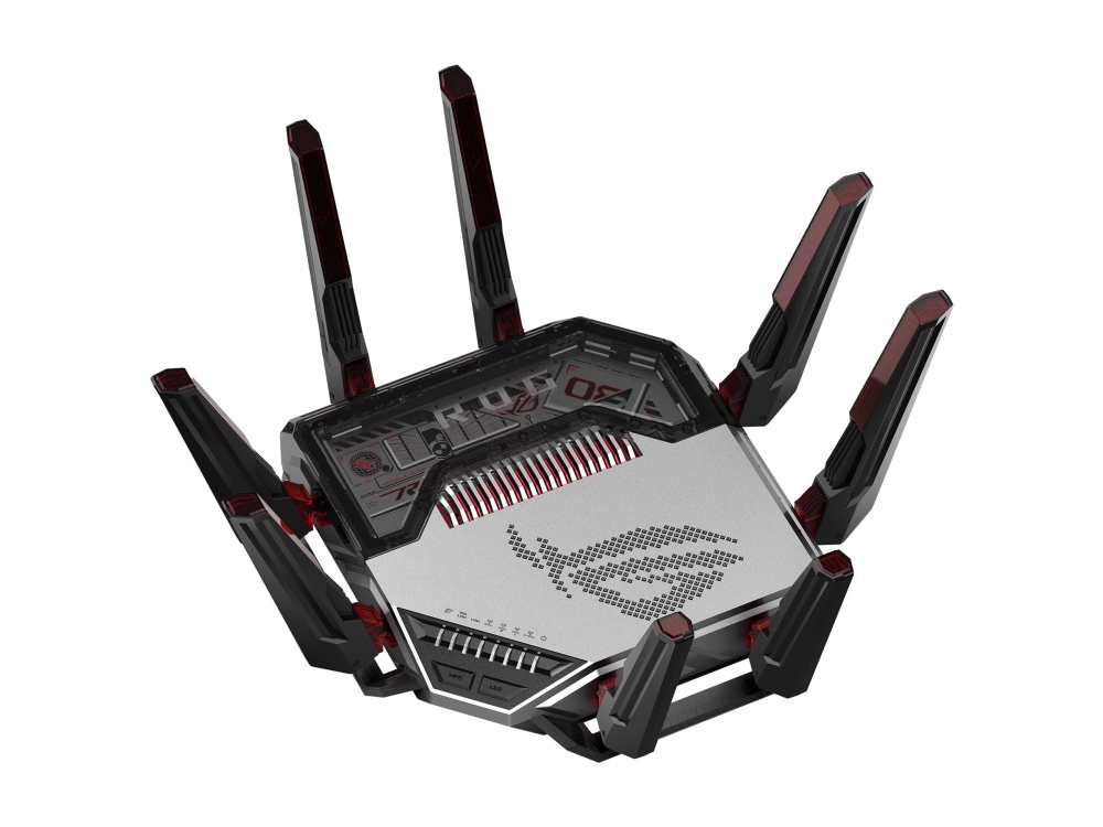 Asus Rog Rapture Gt-Bn98 Trådløs Router Wi-Fi 8 Quad-Band 10 Gigabit Ethernet