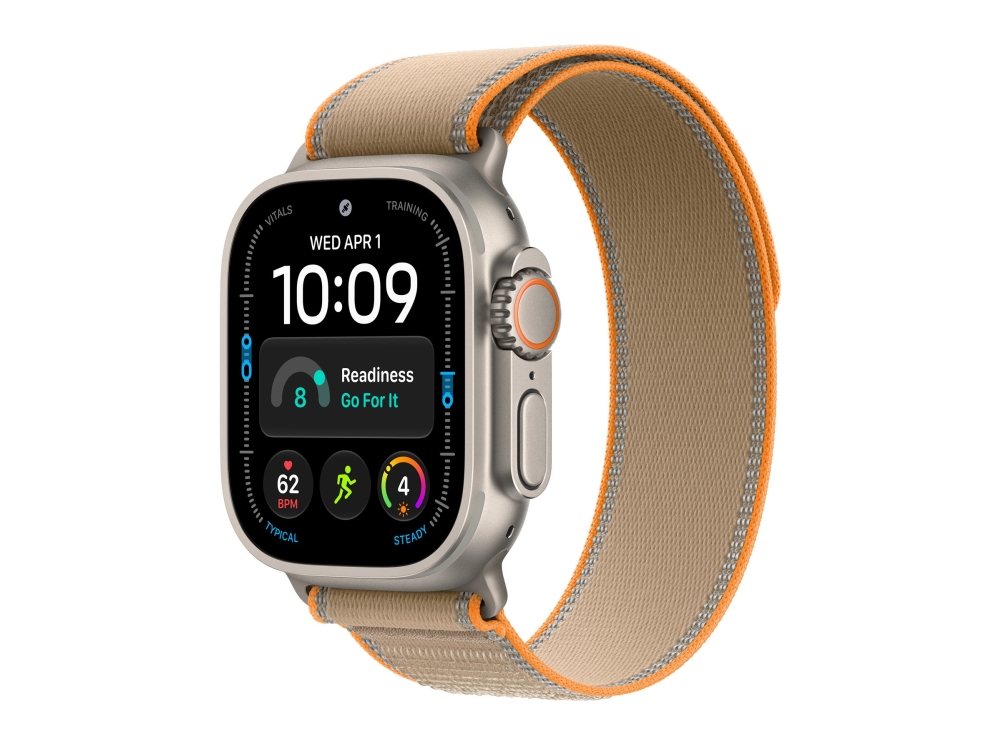 Apple Watch Ultra 4 smartklocka 49 mm naturtitan, Sand Trail Loop M/L