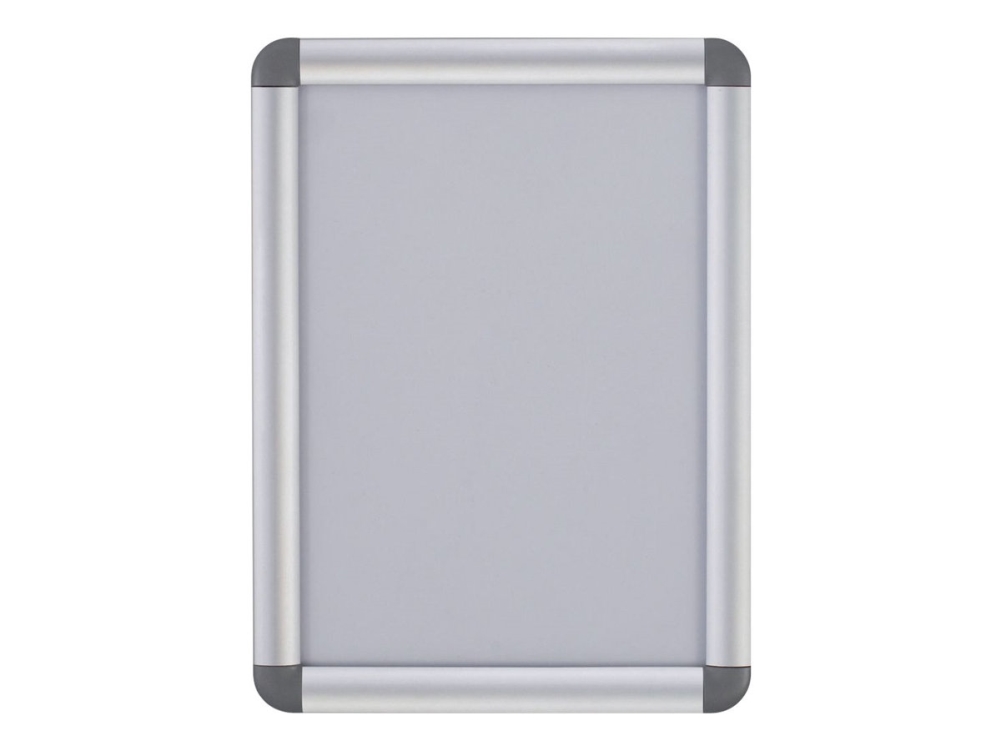 Ramme, Bi-Office Curled Snap displayramme, 44,5 x 62 cm, sølv, A2