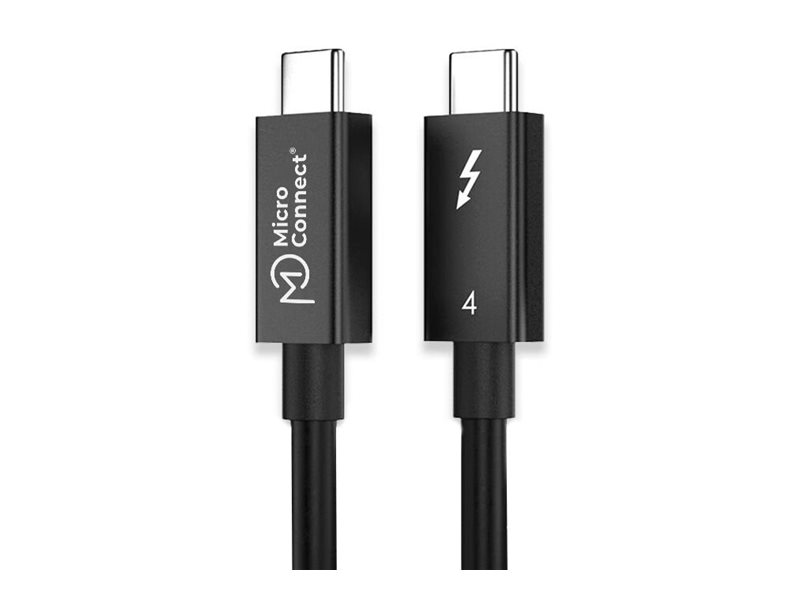 Microconnect Schwarz Thunderbolt 4-Kabel, 1,5 M, - Bild 5