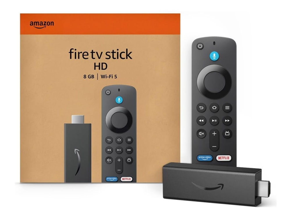 Amazon Fire TV Stick HD streamingstick med Full HD, Alexa, Wi-Fi og Bluetooth