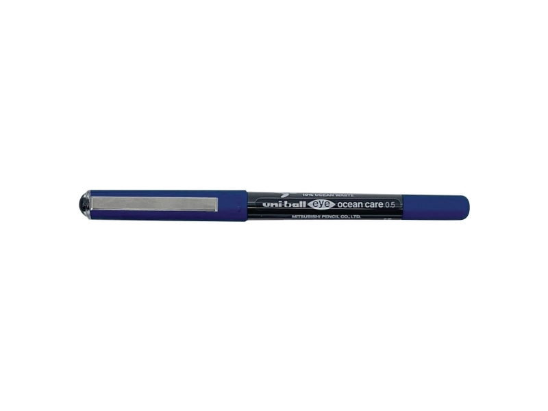Rollerpen, Uni-Ball Eye UB-150 Recycled Ocean Pen, 0,5 mm, sort