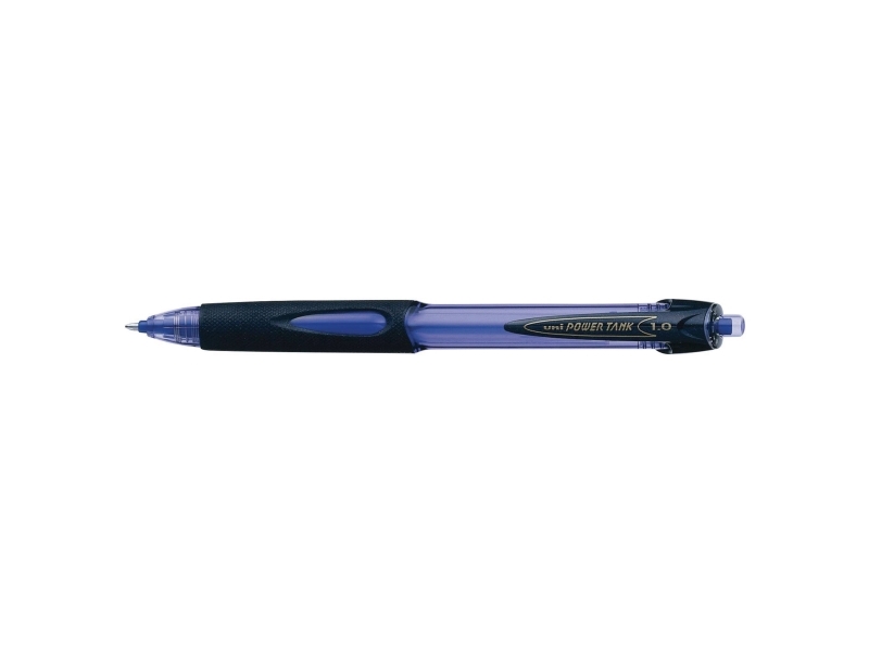 Kuglepen, Uni-ball Power Tank SN220, 1 mm, 0,4 mm, medium, blå, pakke a 12 stk
