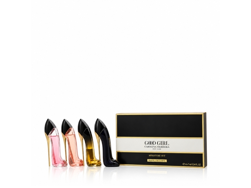Carolina Herrera Good Girl Giftset 28 ml Edp Spray Edp 7ml/Very Good Girl Edp 7ml/Good Girl Blush Edp 7ml/Jasmine Absolute Edp 7ml
