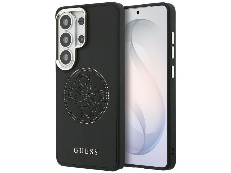 Guess Perforated Logo Magsafe Case For Samsung Galaxy S26 Ultra - Black