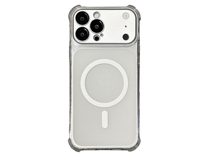 Iphone 18 Pro Max / 17 Pro Max Magnetic Tpu Case With Detachable Camera Cover - Transparent
