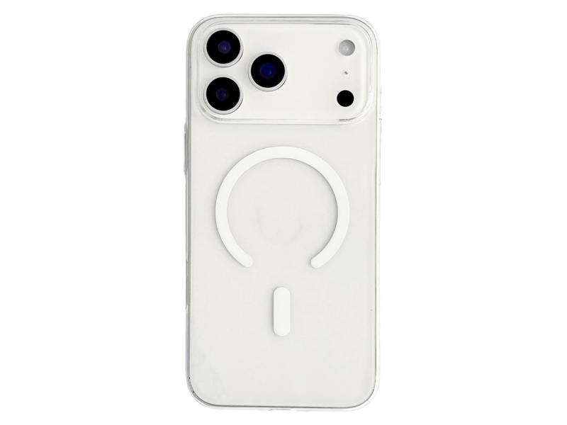 Magsafe Compatible Iphone 18 Pro / 17 Pro Pc Case - Transparent White