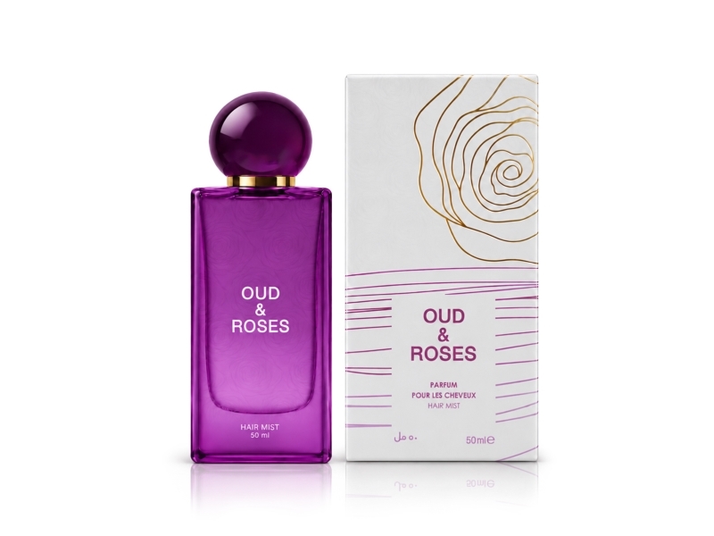 Ahmed Al Maghribi Oud & Roses Hair Perfume 50 Ml (Unisex)