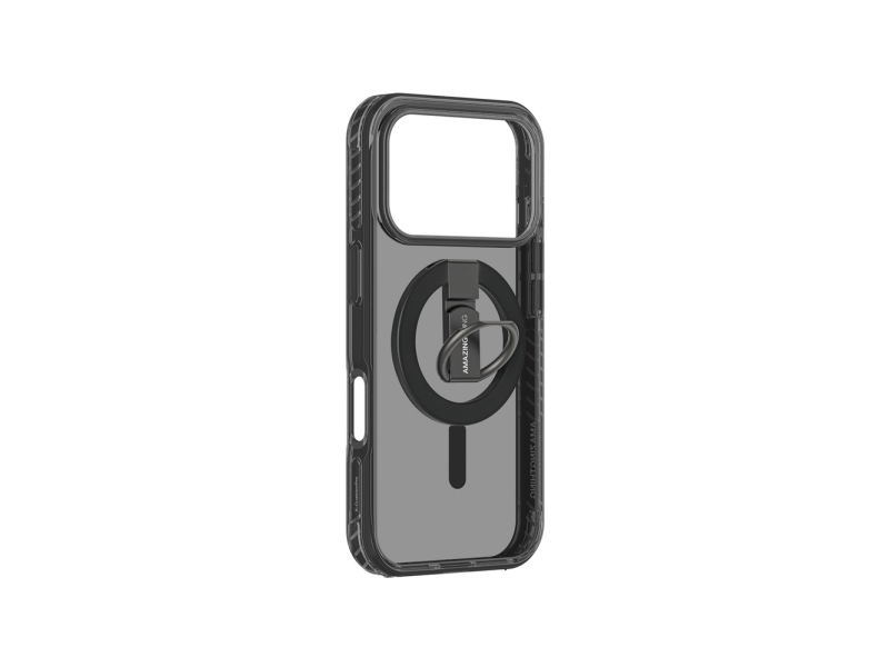 Amazingthing Titan Pro Grip Ring Set Case Für Apple Iphone 17 Pro Magsafe Kompatibel - Schwarz