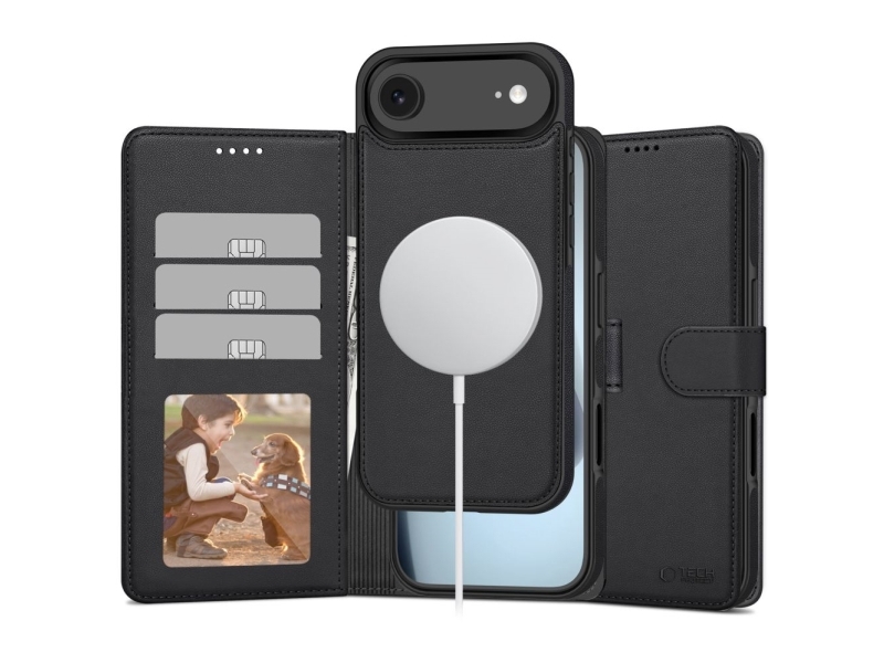 Tech-Protect Wallet Magsafe Iphone 17 Air Matte Black