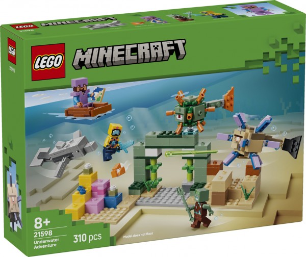 Lego Minecraft Unterwasser-Abenteuer-Set 21598